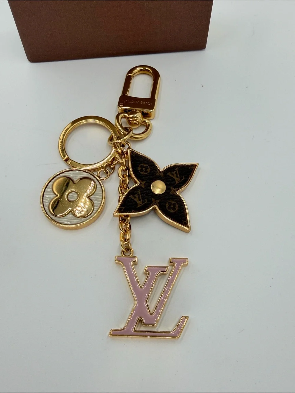 Authentic Louis Vuitton Spring Street Bag Charm w/Box and Authenticate First COA